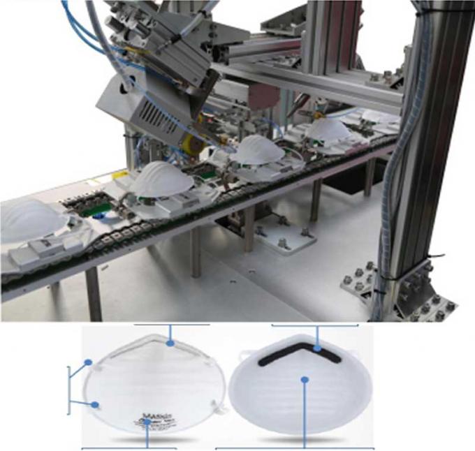 기계 제조사들에게 자동차 컵 마스크 기계를 만들어주는 면 마스크 n95 마스크를 위한 전자동 기계류